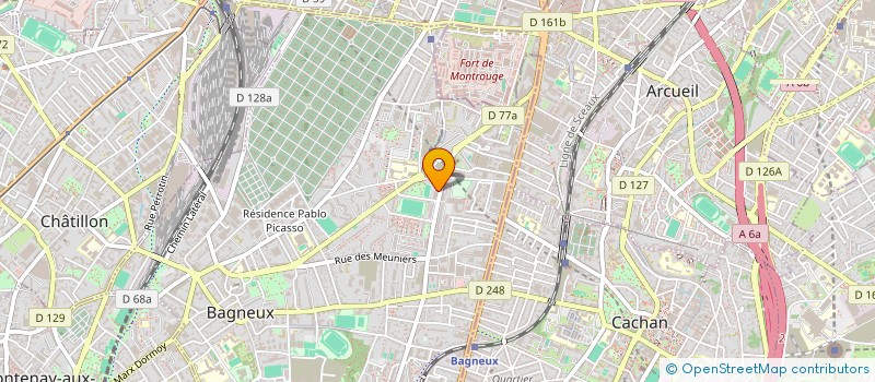 localisation de l'entreprise MONSIEUR GREGOIRE CONDORE à BAGNEUX