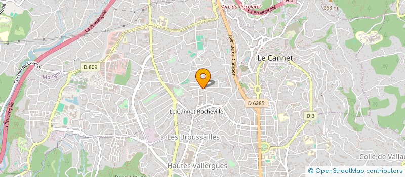 localisation de l'entreprise MONSIEUR GREGOIRE CONFAVREUX à LE CANNET