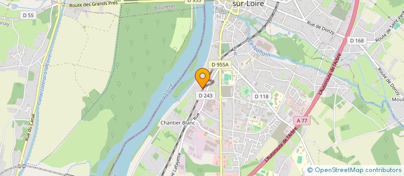 localisation de l'entreprise MONSIEUR GREGOIRE COQUEREL à COSNE-COURS-SUR-LOIRE