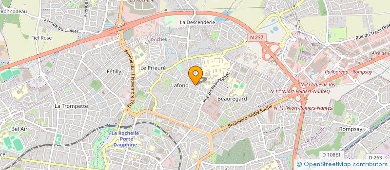 localisation de l'entreprise MONSIEUR GREGOIRE COTTINEAU  LA ROCHELLE