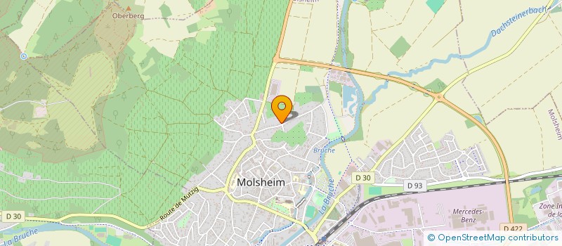 localisation de l'entreprise MONSIEUR GREGOIRE COUVAL  MOLSHEIM