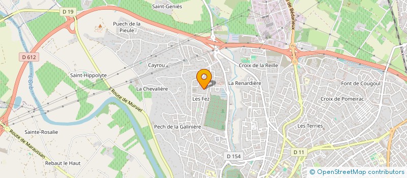 localisation de l'entreprise MONSIEUR GREGOIRE CRESPO  BEZIERS