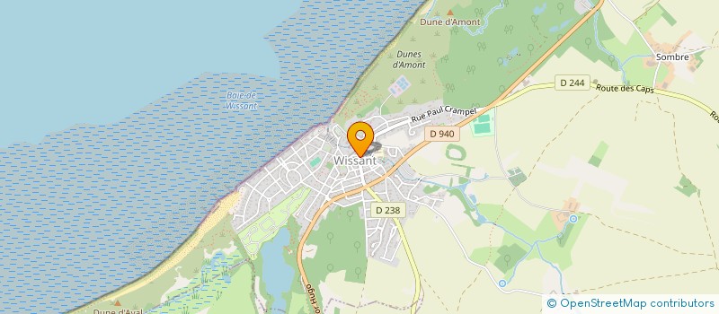 localisation de l'entreprise MONSIEUR GREGOIRE D'HOOGHE  WISSANT