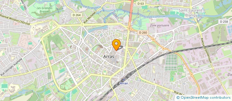 localisation de l'entreprise MONSIEUR GREGOIRE DALLE à ARRAS