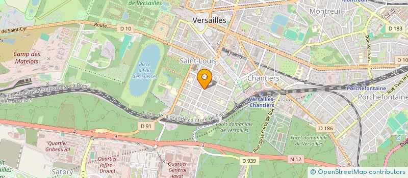 localisation de l'entreprise MONSIEUR GREGOIRE DAMBRE  VERSAILLES