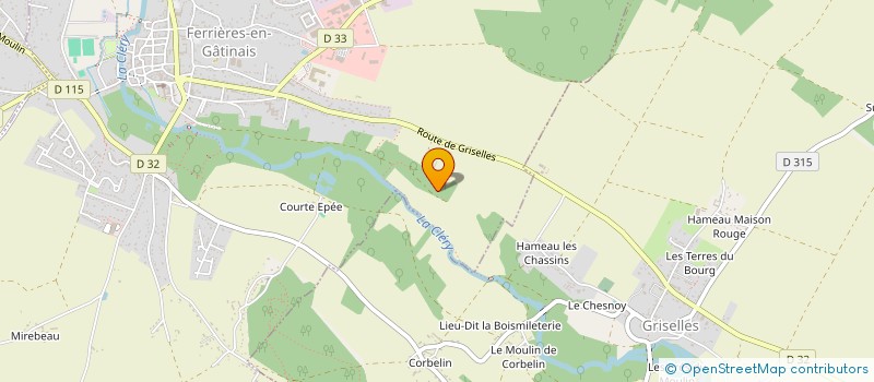 localisation de l'entreprise MONSIEUR GREGOIRE DAVEAU à FERRIERES-EN-GATINAIS
