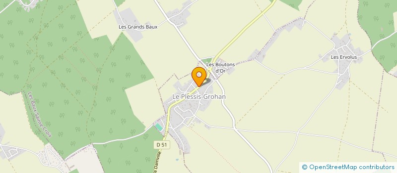 localisation de l'entreprise MONSIEUR GREGOIRE DAVID  LE PLESSIS-GROHAN