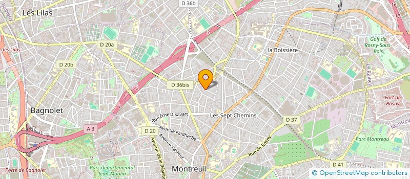 localisation de l'entreprise MONSIEUR GREGOIRE DEBUCHY à MONTREUIL