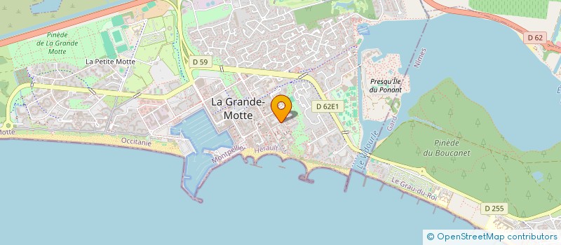 localisation de l'entreprise MONSIEUR GREGOIRE DEJARDIN à LA GRANDE-MOTTE
