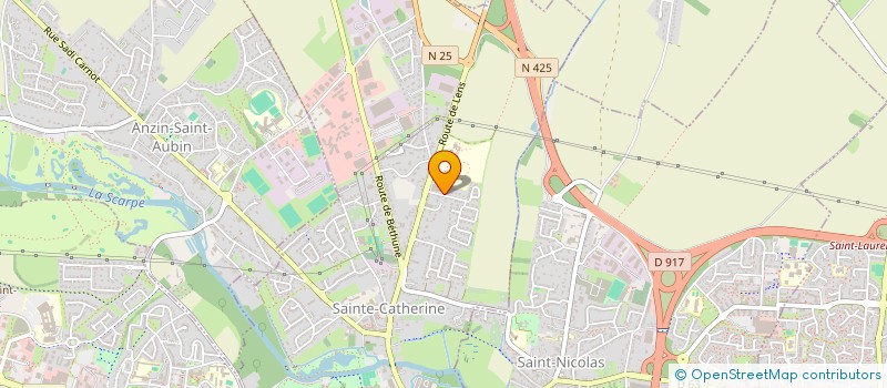 localisation de l'entreprise MONSIEUR GREGOIRE DELBECQ  SAINTE-CATHERINE