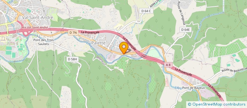 localisation de l'entreprise MONSIEUR GREGOIRE DEMARET  LE THOLONET