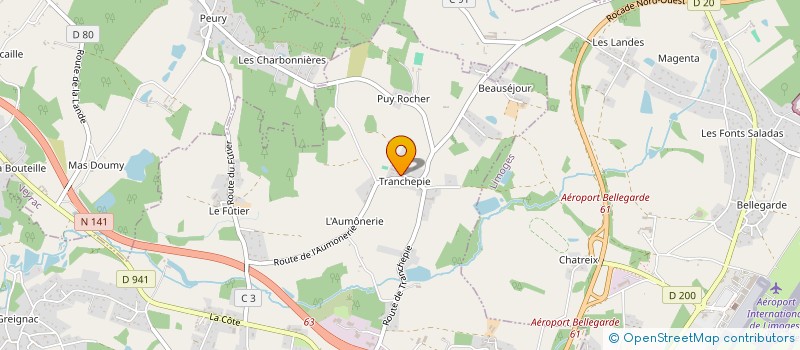 localisation de l'entreprise MONSIEUR GREGOIRE DENIS  VERNEUIL-SUR-VIENNE