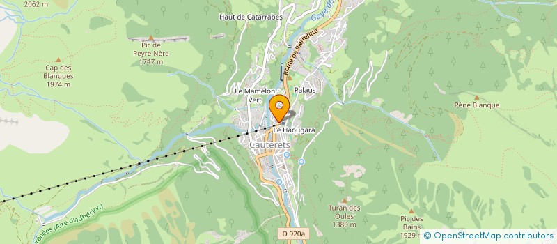 localisation de l'entreprise MONSIEUR GREGOIRE DESCAT  CAUTERETS