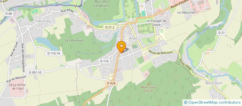 localisation de l'entreprise MONSIEUR GREGOIRE DESCHAMPS à ANET