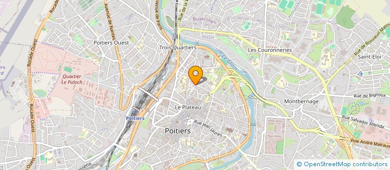 localisation de l'entreprise MONSIEUR GREGOIRE DESERT à POITIERS