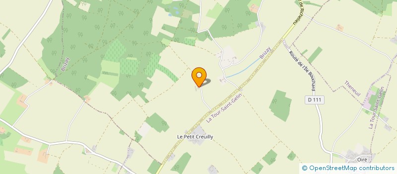 localisation de l'entreprise MONSIEUR GREGOIRE DOUSSEAU  BRIZAY