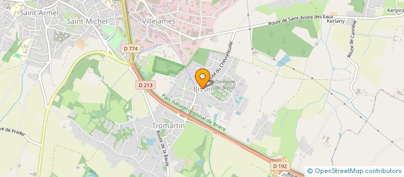 localisation de l'entreprise MONSIEUR GREGOIRE DOUSSET à GUERANDE