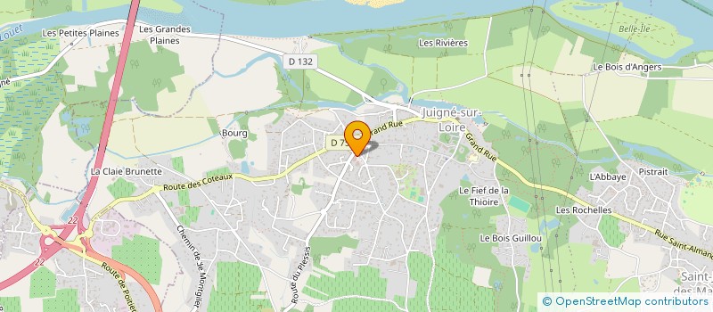 localisation de l'entreprise MONSIEUR GREGOIRE DUFFEZ à LES GARENNES SUR LOIRE