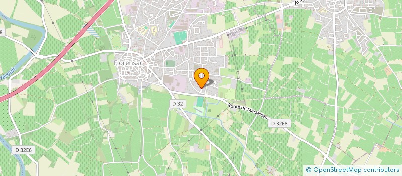 localisation de l'entreprise MONSIEUR GREGOIRE FAGES  FLORENSAC