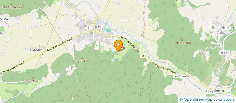 localisation de l'entreprise MONSIEUR GREGOIRE FLEUROT  ESPELUCHE