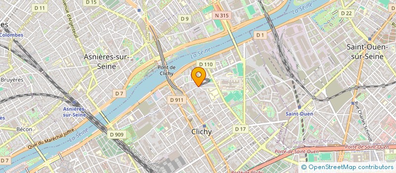 localisation de l'entreprise MONSIEUR GREGOIRE FOLLAIN à CLICHY