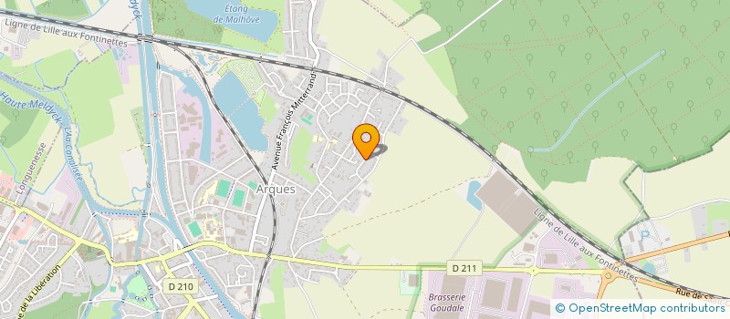 localisation de l'entreprise MONSIEUR GREGOIRE FRADIN  ARQUES