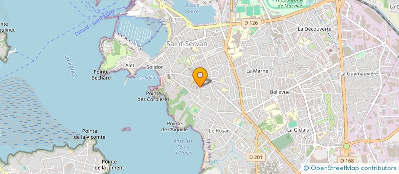 localisation de l'entreprise MONSIEUR GREGOIRE FREDERIC  SAINT-MALO