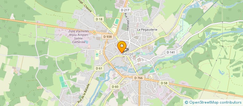 localisation de l'entreprise MONSIEUR GREGOIRE GANNE à BAUGE-EN-ANJOU