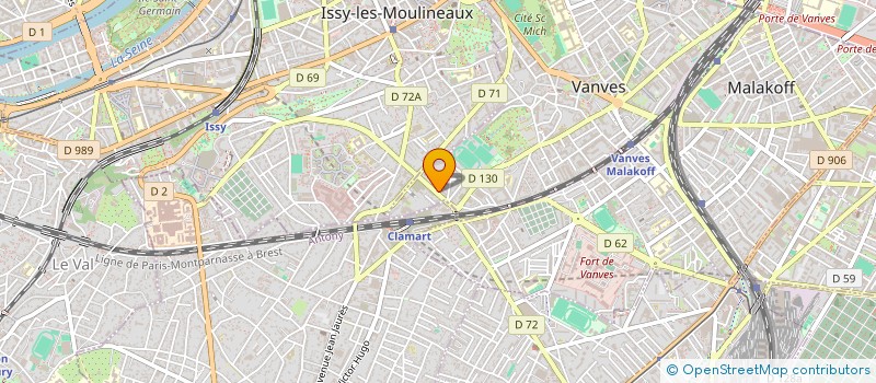 localisation de l'entreprise MONSIEUR GREGOIRE GARAMOND à VANVES
