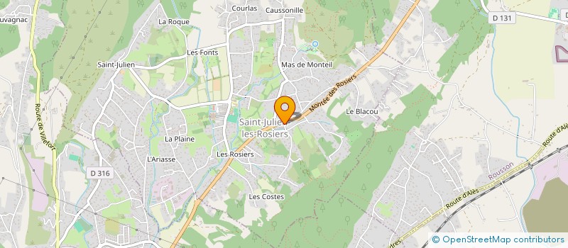 localisation de l'entreprise MONSIEUR GREGOIRE GAUTHIER  SAINT-JULIEN-LES-ROSIERS