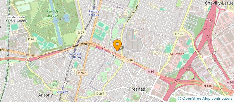 localisation de l'entreprise MONSIEUR GREGOIRE GEOFFROY  FRESNES