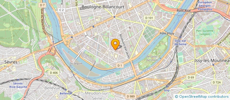 localisation de l'entreprise MONSIEUR GREGOIRE GICQUEL à BOULOGNE BILLANCOURT