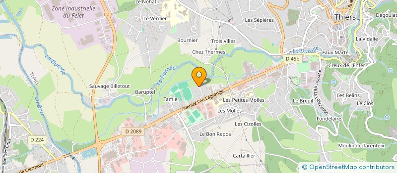 localisation de l'entreprise MONSIEUR GREGOIRE GOMEZ à THIERS