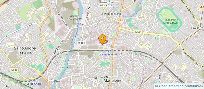 localisation de l'entreprise MONSIEUR GREGOIRE GONDRY à LA MADELEINE