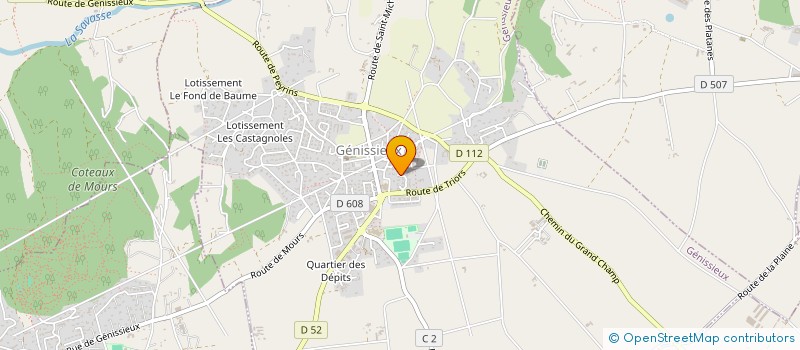 localisation de l'entreprise MONSIEUR GREGOIRE GONTIER  GENISSIEUX