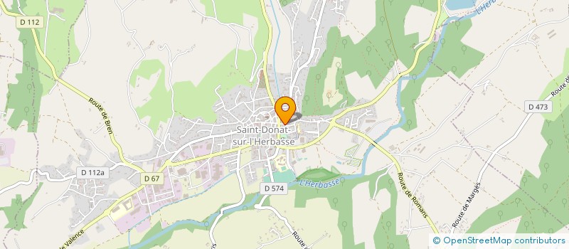 localisation de l'entreprise MONSIEUR GREGOIRE GOUILLAT  SAINT-DONAT-SUR-L'HERBASSE