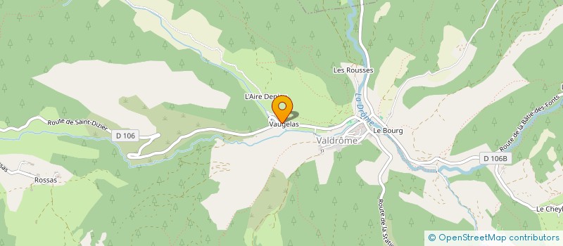 localisation de l'entreprise MONSIEUR GREGOIRE GROSLONG  VALDROME