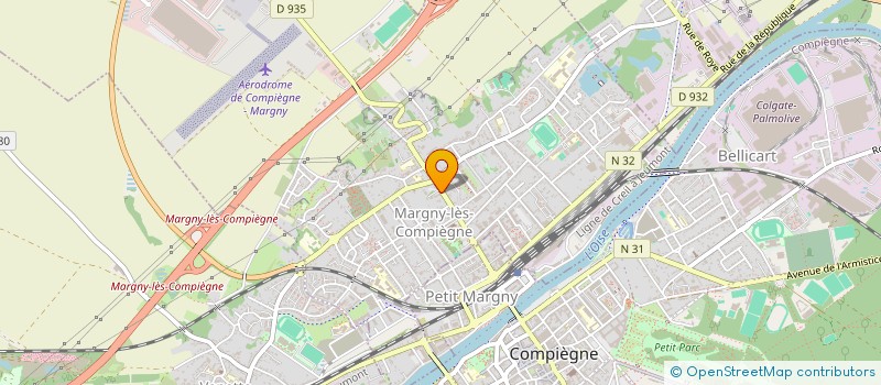 localisation de l'entreprise MONSIEUR GREGOIRE GUIRARD  MARGNY-LES-COMPIEGNE