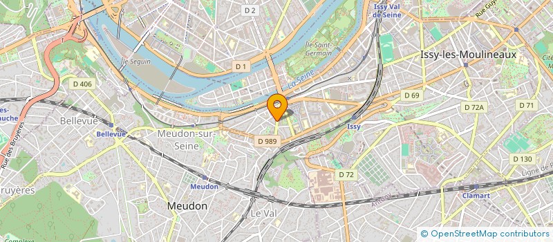 localisation de l'entreprise MONSIEUR GREGOIRE HERVE-BAZIN  ISSY-LES-MOULINEAUX