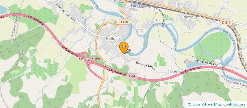 localisation de l'entreprise MONSIEUR GREGOIRE HURET  BELLOCQ