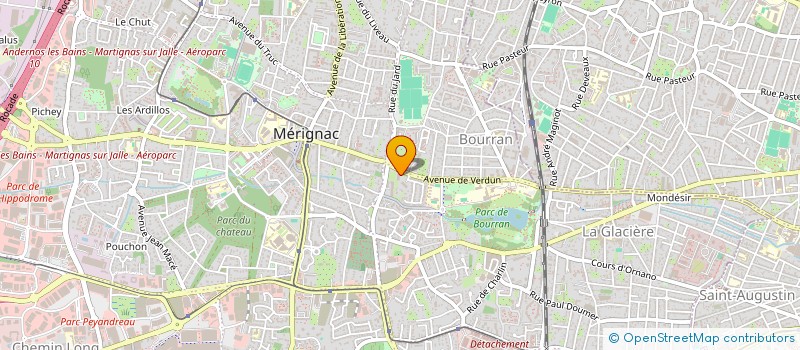 localisation de l'entreprise MONSIEUR GREGOIRE INNECO à MERIGNAC