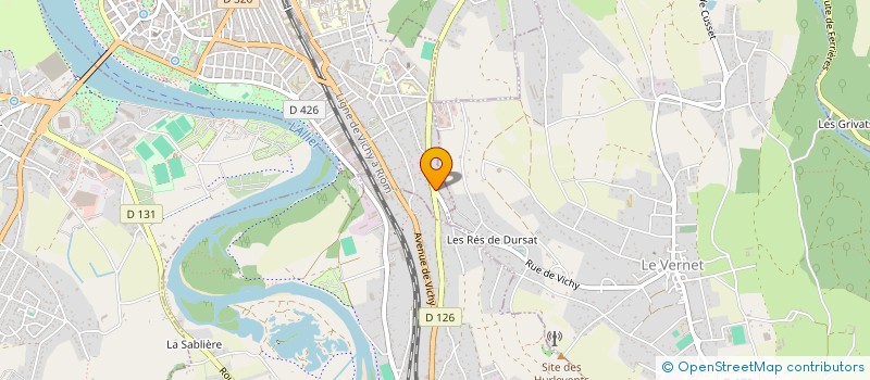 localisation de l'entreprise MONSIEUR GREGOIRE KARANGWA à VICHY