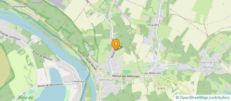 localisation de l'entreprise MONSIEUR GREGOIRE KRAMERS  VETHEUIL