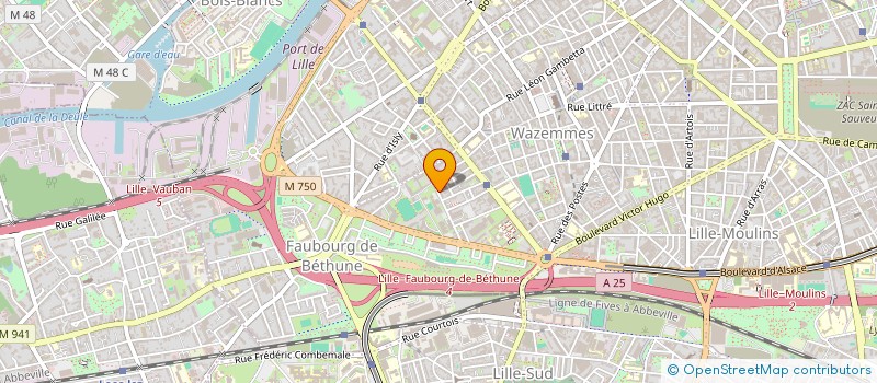 localisation de l'entreprise MONSIEUR GREGOIRE LABOULET à LILLE