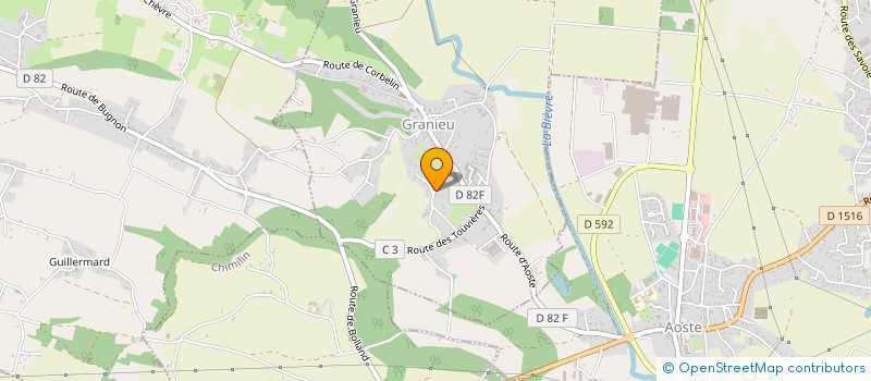 localisation de l'entreprise MONSIEUR GREGOIRE LACOSTE  GRANIEU