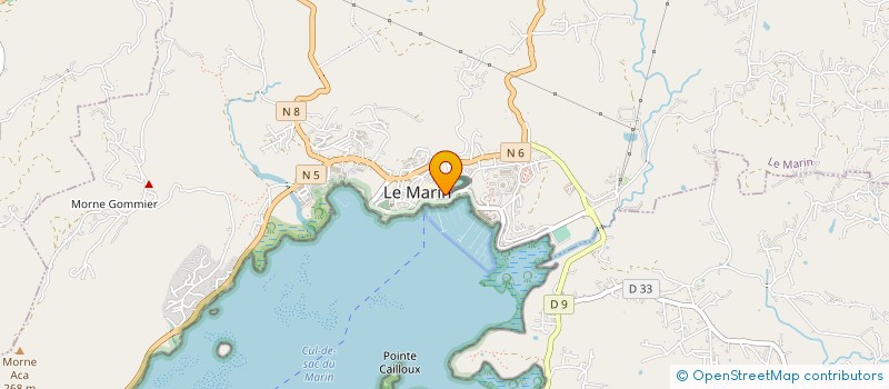 localisation de l'entreprise MONSIEUR GREGOIRE LAMON à LE MARIN