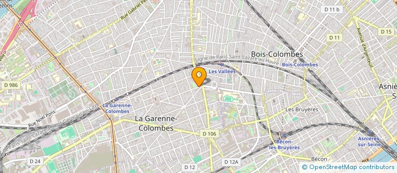 localisation de l'entreprise MONSIEUR GREGOIRE LASKOWSKI à LA GARENNE-COLOMBES