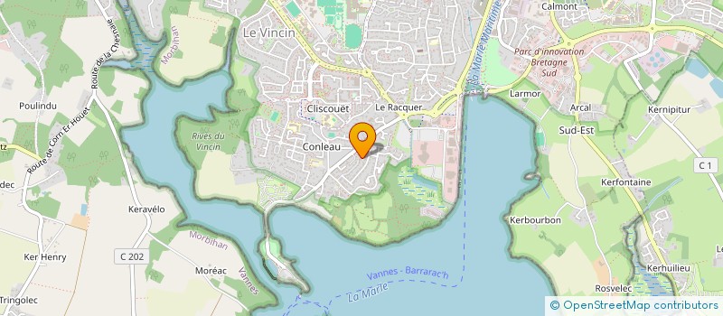 localisation de l'entreprise MONSIEUR GREGOIRE LE NOHEC à VANNES