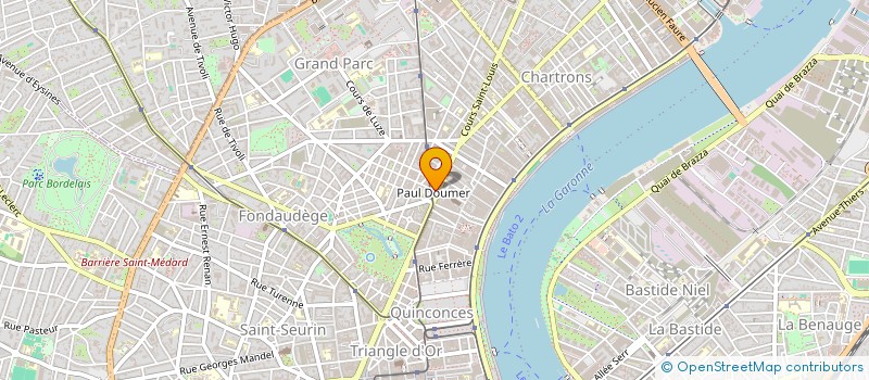 localisation de l'entreprise MONSIEUR GREGOIRE LE RAY  BORDEAUX