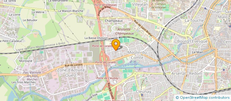 localisation de l'entreprise MONSIEUR GREGOIRE LEBEAUPIN  LORIENT